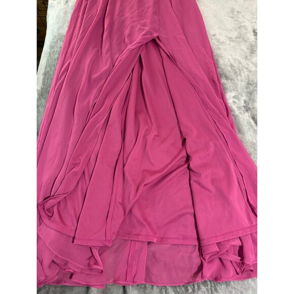 NWT After‎ Six CONTOURED WIDE STRAP SWEETHEART MAXI DRESS TEA ROSE Size 12 R - Picture 10 of 13